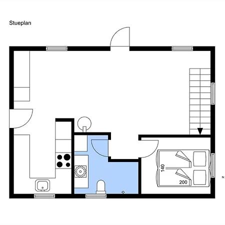 度假居 8004-knebel-vestre-strandvej-19-a *
